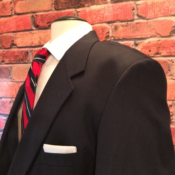 Botany 500 Portly Blue Blazer - Picture 16 of 17